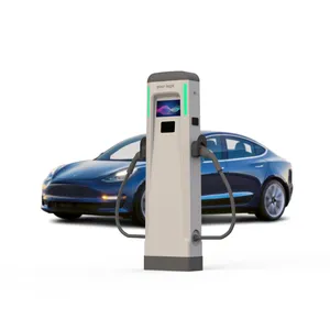 EV charger organized Residential Type-1/Type-2/GBT Dual Port AC 7KW Floor-Mounted Electric car charging station public
