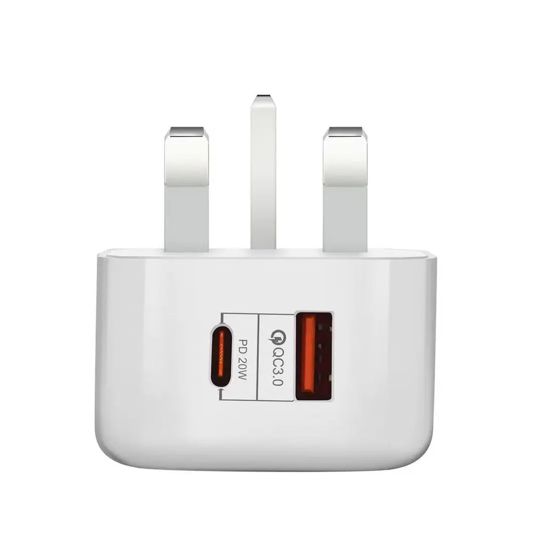 Original Qualität UK Klappstecker 20 W TYPE-C ladegerät für iPhone 16 15 14 13 12 Plus Pro Max Schnelle Aufladung USB C Power Adapter