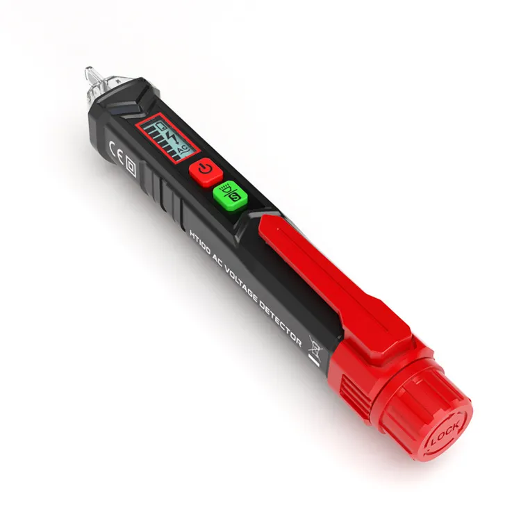 Dual Test Range AC 12V-1000V/48V-1000V Non-contact Voltage Detector Test Pen with LCD Displaying and Buzzer Alarming