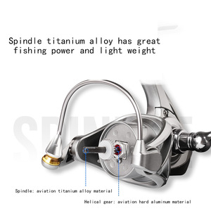 Moulinet de pêche à la ligne Xianglin Carbon Spinning Reel 2000, moulinet de pêche à la ligne ultraléger, ambidextre, pour lancer - Product Image 3