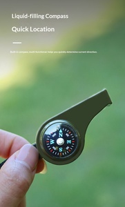 3 in 1 Emergency Survival Whistle Thermometer Referee Cheerleading Whistle Camping Hiking Outdoor Multifunction Whistle - Product Image 6