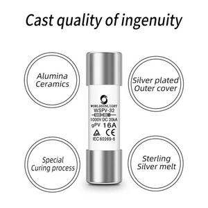 CE TUV fusibile fotovoltaico solare di alta qualità 1000V e portafusibili - Product Image 2
