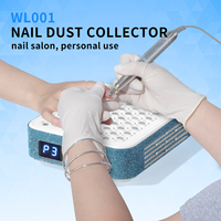 SNRQI Aspirateur à poussière pour ongles réglable, qualité professionnelle, puissant, vente directe du fabricant et logo personnalisé