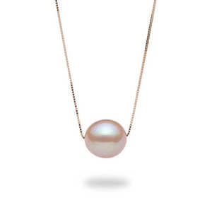 7-10 दिन के डिलीवरी टाइम ज्वेलरी फैक्ट्री में 14k मोती का हार सोने का मोती हार - Product Image 1