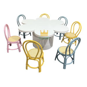 Silla Infantil de Mimbre Hecha a Mano, en Oferta, para Fiestas de Cumpleaños, Decoración de Asientos para Niños - Product Image 2