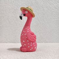 Nouveauté : Vase décoratif créatif en résine, adorable flamant rose, ornement pour la maison et le bureau