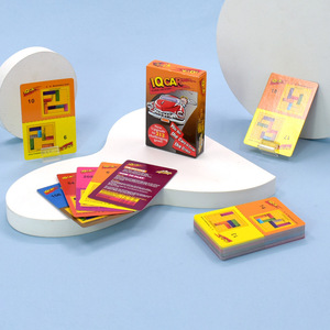 Juego de Cartas de Rompecabezas Iqcar, 57x87mm, Papel Recubierto, Cartas Cognitivas para Ajedrez y Entretenimiento con Cartas - Product Image 1