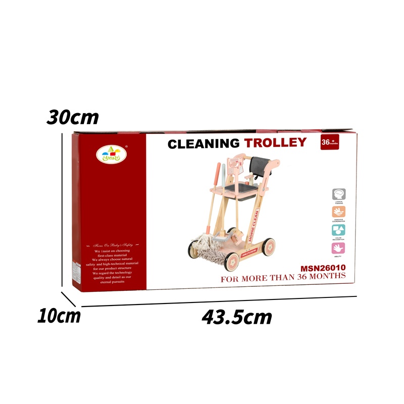 Chariot de nettoyage et de rangement pour enfants
