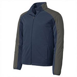 Blouson d'hiver décontracté pour homme ODM - Imperméable, à capuche, en nylon, avec fermeture éclair frontale et broderie floquée - Product Image 4