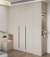 Offre Spéciale : Ensemble de Dressing Moderne Classique Personnalisé pour Chambre à Coucher, Armoire Autoportante à Portes Coulissantes Verrouillables, Rangement Écologique pour Salon