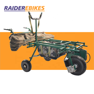 รถแบร์โรว์ไฟฟ้า Raider รถเข็นปรับได้แบตเตอรี่24V รถแบตเตอร์รี่สำหรับตกปลาคาร์พรถเข็นไฟฟ้าสำหรับเมืองพับได้ง่าย - Product Image 1