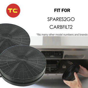 Filtre à charbon de bois CARBFILT2 pour <span class=keywords><strong>hotte</strong></span> aspirante, remplacement pour toutes les marques de hottes de 210 mm de diamètre, B&Q Cata Neff Boschs - Product Image 2