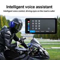 Affichage Compteur De Vitesse Moto Navigateur Gps Carplay 6.3 Pouces Capteur Intelligent Android Lcd Auto Avec Caméra Léger Portable
