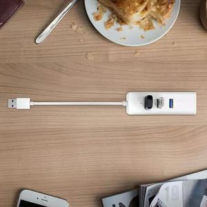 Hub Espansore USB 3.0 SYONG con Guscio in Plastica e Adattatore LAN Gigabit Ethernet RJ45 <span class=keywords><strong>per</strong></span> MacBook/Windows 10/Surface Pro - Product Image 2