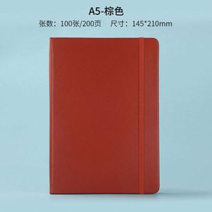 Manufacturer Custom Printed Logo A5 Business Soft Cover Leather Sewing Binding Gift Set Diary Paper Journal Notebook - Product Image 3