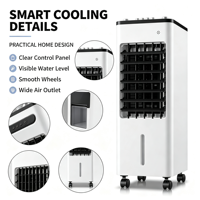 Refroidisseur d'air portable populaire multi-scénarios, autonome, faible consommation d'énergie, vibrations minimales, fonctionnement stable
