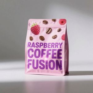 Bolsas de Embalaje Personalizadas con Impresión en Huecograbado, de Aluminio Esmerilado y Plástico, con Fondo Plano, Resistentes a la Humedad, para Granos de Café y Chicle - Product Image 4