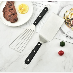 Utensilios de Cocina de Acero Inoxidable de Alta Calidad, 2 Piezas, Espátula para Pastel, Espátula para Carne, Pala de Metal para Hornear y Asar - Product Image 6