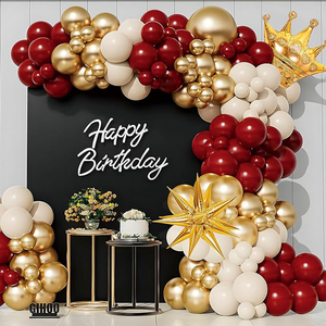Kit Arco di Palloncini in Lattice <span class=keywords><strong>Oro</strong></span> Rosa e <span class=keywords><strong>Oro</strong></span> con Decorazioni a Corona - Sfondo per Feste di Addio al Nubilato, Compleanni, Matrimoni - Product Image 2