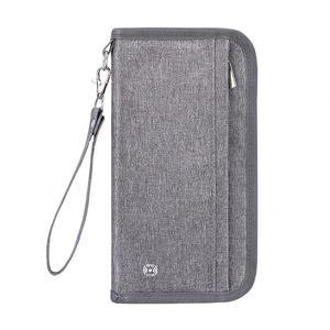 BSCI Factory Foldable Men Women <b>Travel</b> <b>Wallet</b> Document Organizer RFID <b>Family</b> Passport Holder Cover Case - Product Image 1