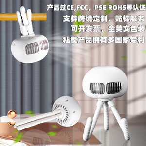 Mini ventilador Alien sin aspas, ventilador de escritorio portátil USB para uso en el hogar, oficina, cochecito de bebé - Product Image 4