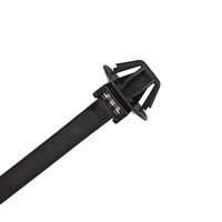 Clip de fixation de voiture Push Retainer Clip Repair pour Peugeot Car Bumper Rivet Fender Fixed Clamp Black Retainer Trim Panel