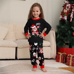 2025 New <strong>Family</strong> Matching Christmas Pajamas Set Santa Claus Lights Print Sleepwear Parent Child <strong>Holiday</strong> Homewear - Product Image 4