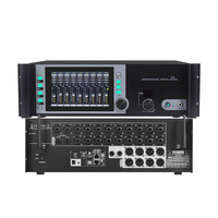 Table de mixage audio numérique avancée T24 24 canaux montable en rack avec mémoire de scène et alimentation fantôme +48V pour concerts en direct