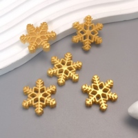 100 pezzi di natale fiocchi di neve serie in resina cabochon a schiena piatta per Scrapbooking gioielli fai da te accessori per abbellimenti artigianali