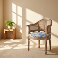 Fauteuil individuel vintage Wabi-sabi de style marocain importé d'Inde, tendance sur les réseaux sociaux, pour salon, bureau, chaise longue design pour la maison