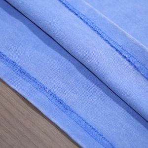 T-shirts décontractés unis pour hommes, 100% coton lavé, grammage lourd, respirants, personnalisables par le fabricant, haute qualité, tailles plus, vierges - Product Image 5