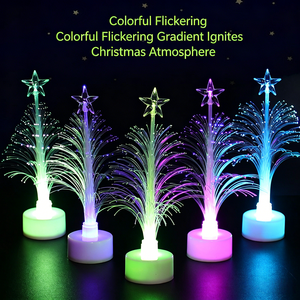 Parties Christmas Gifts Decor Colorful <b>LED</b> Christmas <b>Tree</b> Slow Flash Luminous Glow Light - Product Image 5