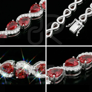 Pass Diamond Tester Moissanite Tennis Bracelet <b>Chain</b> Women Custom <b>Iced</b> <b>Out</b> 925 Silver Vvs Diamond Tennis Necklace Fine Jewelry - Product Image 2