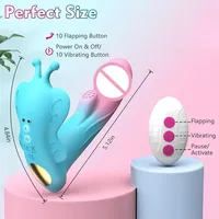 Vibrateur portable pour culotte avec télécommande via application, Godemiché Point G, 10 modes de vibration et de clignotement, Jouet sexuel pour femmes et couples