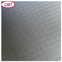 Tissu Oxford en polyester noir 420D à grille de 0,7 cm avec conformité (EU) 2016/217 Annexe XVII Entrée 23 sur le contenu (CD) conforme pour sac de pêche