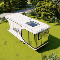 Personnalisez la petite maison mobile d'hôtel de station de vacances de 40ft 20ft sur des roues/espace vital de luxe Maison de capsule