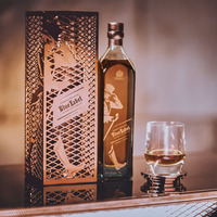 Support de bouteille de whisky et bourbon en métal, fer et acier, avec fonction de versement oscillant, de luxe, pour Tequila, Whisky, Vodka, Champagne, Brandy, Rhum