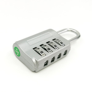 Combination <b>Lock</b> 4 Digit Zinc Alloy Resettable Luggage Padlock Door Cabinet Travel <b>Lock</b> 63.5mm x 30mm x 14.5mm - Product Image 3