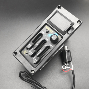 Micro de guitare EQ à 3 segments, préampli à montage latéral gauche/droite, kit d'installation complet pour guitare <span class=keywords><strong>électro</strong></span>-<span class=keywords><strong>acoustique</strong></span> - Product Image 4