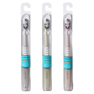 מברשת שיניים ניידת לנסיעות עם קופסת פלסטיק, סיבי ניילון איכותיים, קשיות בינונית, לגברים, לשימוש ביתי, סיטונאי מהמפעל - Product Image 6