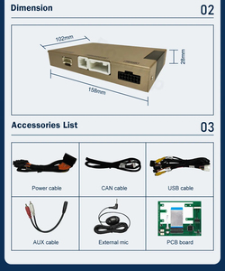 سيارة أبل لاسلكية carabc أندرويد وحدة سيارات لفورد snyc2 التركيز الهروب فييستا C-maX/ cmax - Product Image 2