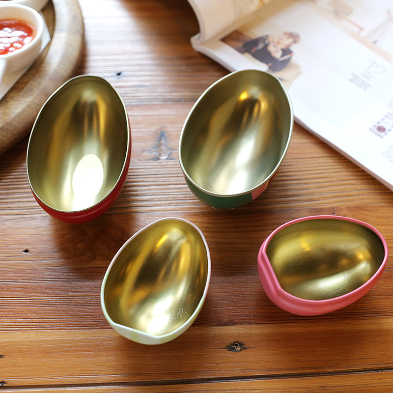 Easter decoration gift metal toffee can Egg Easter days fantastic egg shape egg TIN BOX - Product Image 3