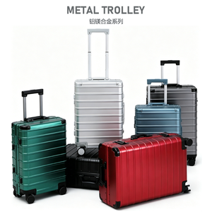 Set di Valigie Grandi Pailox in Alluminio con Trolley Eminent - Product Image 3