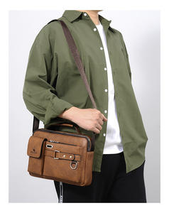 Bolso Bandolera de Alta Gama para Hombre, Impermeable, Suave, para Viajes de Negocios - Product Image 6