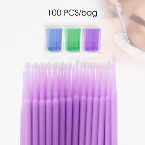 100 bâtonnets de coton micro-durables jetables, applicateurs individuels pour rehaussement de cils/PMU, usage personnel en salon de beauté, marque <span class=keywords><strong>Yanjing</strong></span> - Product Image 3