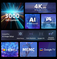 Projecteur intelligent 4K Valerion VisionMaster Max 2026 original, triple laser, 3500 lumens, Google TV, rapport de contraste IAMX, HDR10+, Beamer