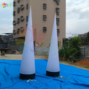 Cono de iluminación Led inflable para decoración de restaurante romántico de publicidad duradera personalizada a la venta - Product Image 3