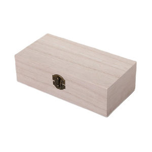 Caixa De Presente De Chá De Madeira Sólida, Flap, Caixa De Embalagem Antiga, Caixa De Armazenamento De Mesa Retangular, Jóias, Óleo Essencial, Perfume, Caixa De Madeira - Product Image 3