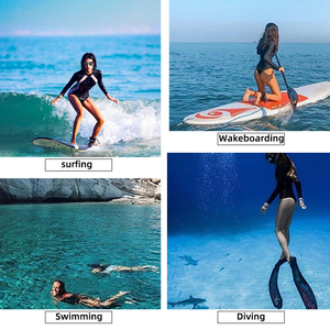 Maillots de bain personnalisés pour la plage, le surf et la natation, protection <span class=keywords><strong>UV</strong></span>/soleil, vêtements de bain pour femmes, UPF 50+, manches longues, rash guard - Product Image 5
