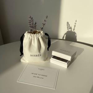 Bolsa de Algodón Muselina Orgánica con Logotipo Personalizado, Bolsa Ecológica con Cordón para Zapatos, Bolsa para Empacar Ropa y Bolsos - Product Image 2